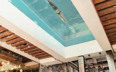 Lantai Kaca: Bisa Digunakan sebagai Lantai Kolam Renang!